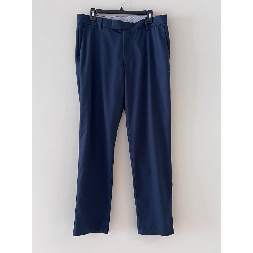 Men’s Alton Lane Tailored Fit Blue Dress Pants 34 X 32